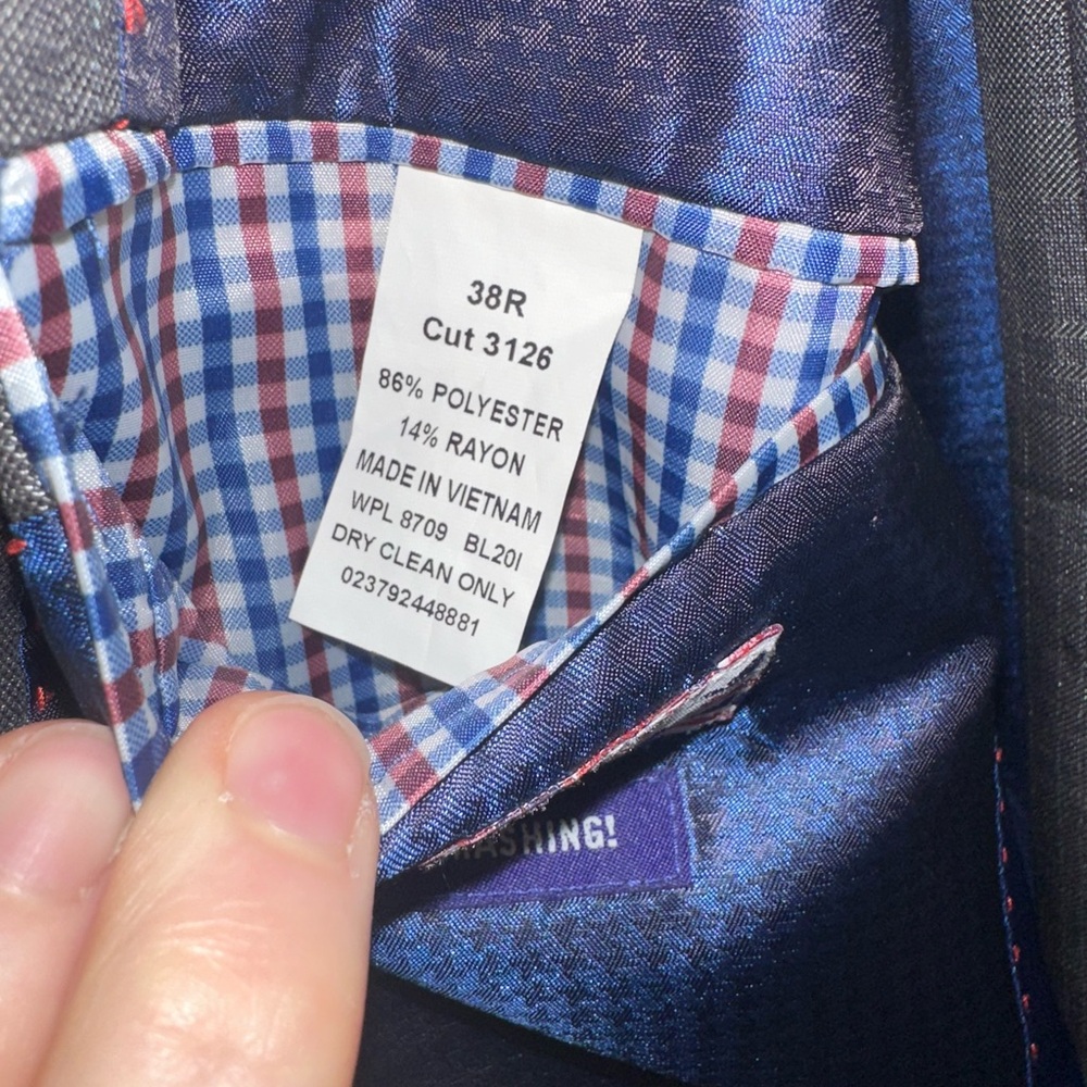 Classic Gray Men's Blazer - Picture 4 of 7